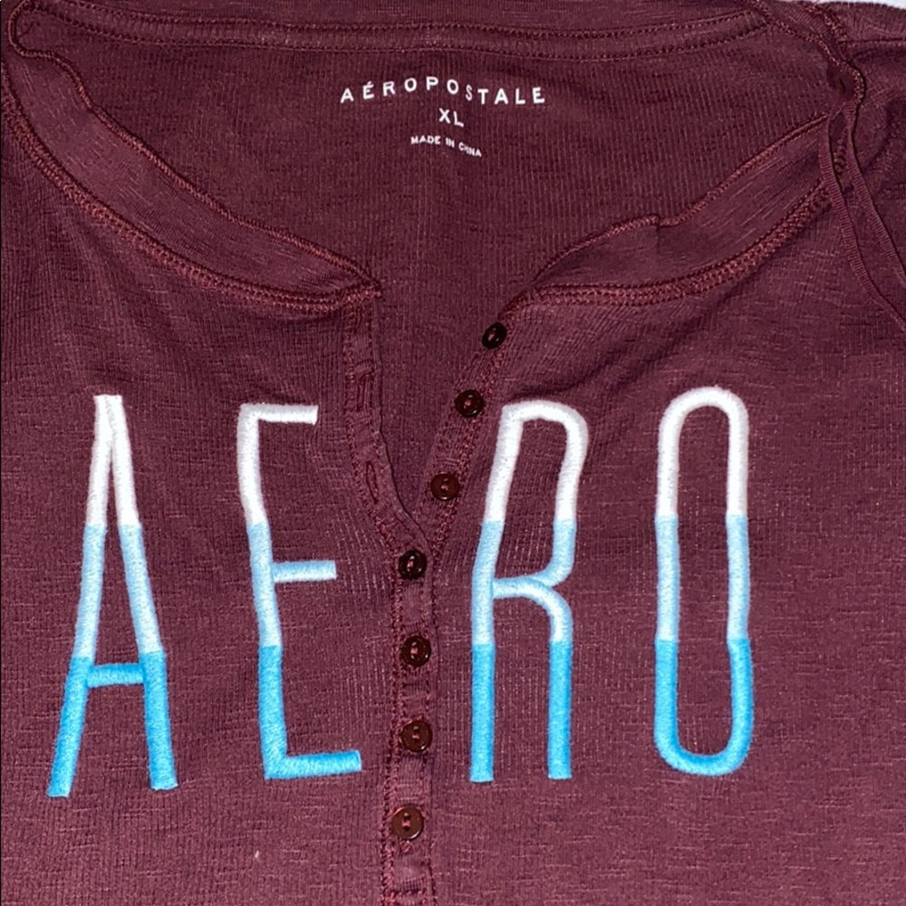 Aeroapostale Ribbed Blouse - Picture 2 of 3